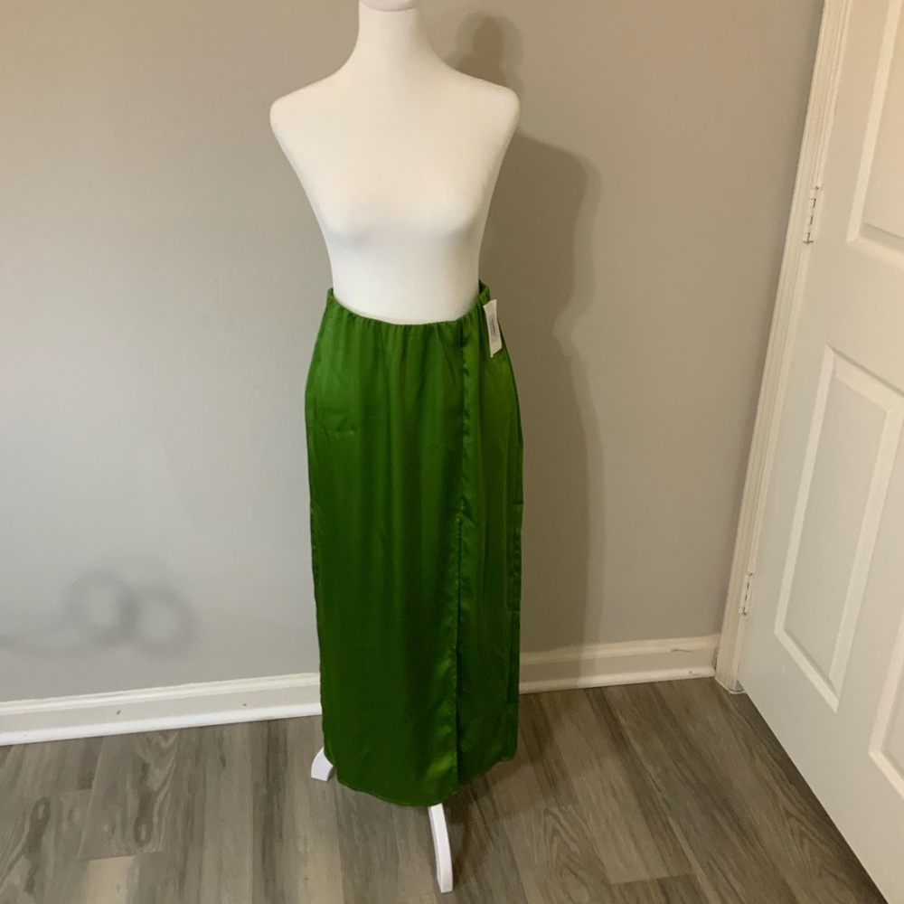 A New Day Vibrant Green Maxi Skirt